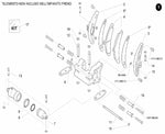 #1 - CompKart Rear Brake Caliper - CX I28 (4R Chassis)